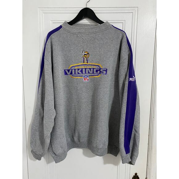 Vintage Minnesota Vikings Crewneck Sweatshirt Size XXL - Picture 1 of 7